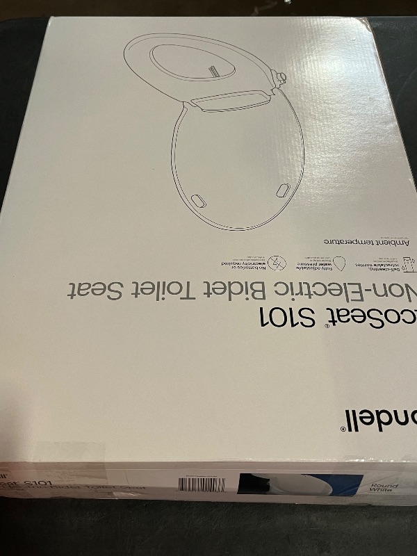 Photo 1 of Brondell Bidet Toilet Seat Non-Electric Swash Seat, Fits Round Toilets, White – Dual Nozzle System, Ambient Water Temperature – Bidet with Easy Installation