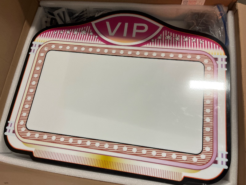 Photo 1 of LED Handheld Bottle Service Display Sign,LED Letter Bottle Presenter,Bottle Service Lights Sign with 4 Set Letters & 1 Set Number,Nightclub LED Bottle Presenter for Home Decor, Birthday Parties,(VIP)