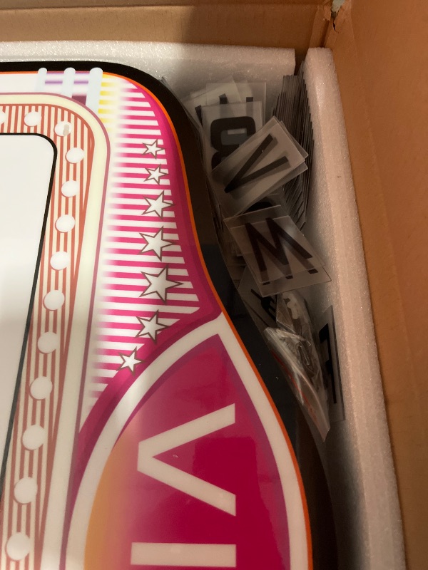 Photo 1 of LED Handheld Bottle Service Display Sign,LED Letter Bottle Presenter,Bottle Service Lights Sign with 4 Set Letters & 1 Set Number,Nightclub LED Bottle Presenter for Home Decor, Birthday Parties,(VIP)