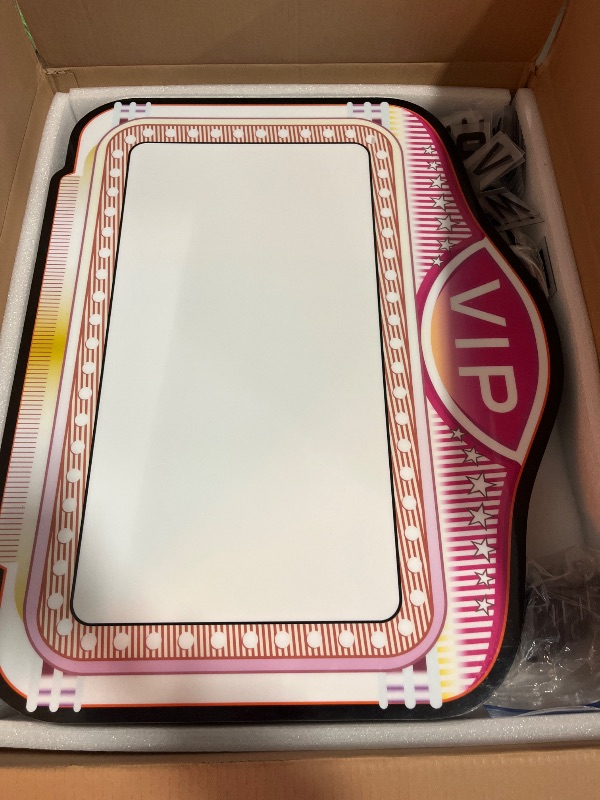 Photo 1 of LED Handheld Bottle Service Display Sign,LED Letter Bottle Presenter,Bottle Service Lights Sign with 4 Set Letters & 1 Set Number,Nightclub LED Bottle Presenter for Home Decor, Birthday Parties,(VIP)