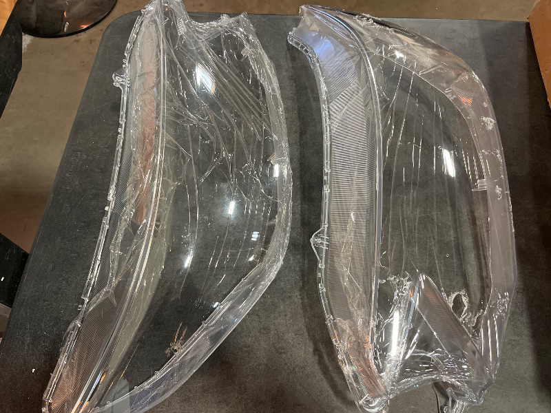 Photo 1 of Headlight Lens Cover Pair, for Honda CRV 2012 2013 2014 Driver Side and Passenger Side Headlight Headlamp Lampshade Lens Cover Replacement, Left and Right Side Clear Lens Cover