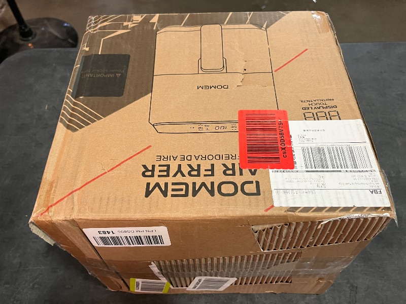 Photo 1 of 3 Qt Compact Air Fryer with Non-Stick Basket and Rack, User Friendly Simple Touchscreen, Cook in Simple Steps, Low-Oil Cooking Small Air Fryer, Space Saving Cooker
