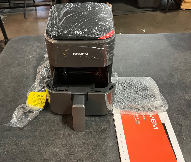 Photo 1 of 3 Qt Compact Air Fryer with Non-Stick Basket and Rack, User Friendly Simple Touchscreen, Cook in Simple Steps, Low-Oil Cooking Small Air Fryer, Space Saving Cooker
