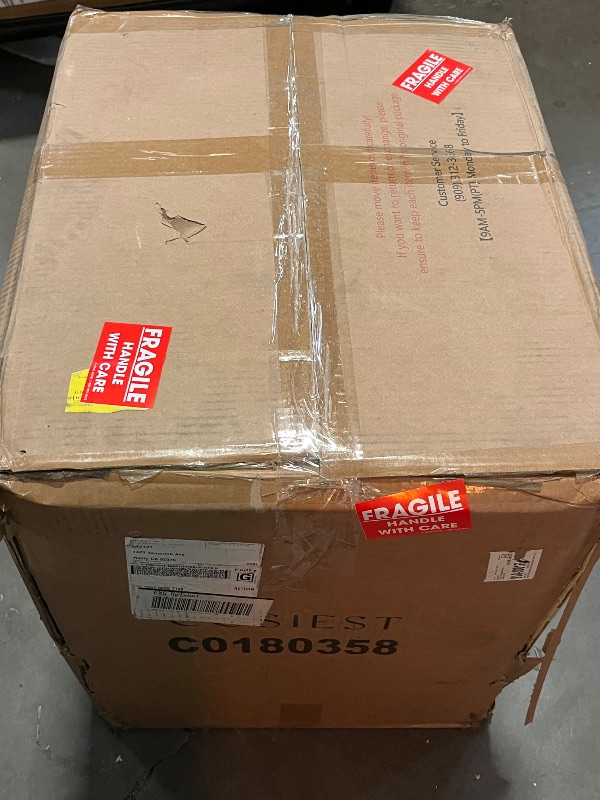 Photo 1 of COSIEST 3 Drawers Accent Dresser, Vintage Small Accent Chest with 4 Wood Legs, Free-Standing Buffet Server Nightstand End Table for Bedroom, Living Room, Entryway