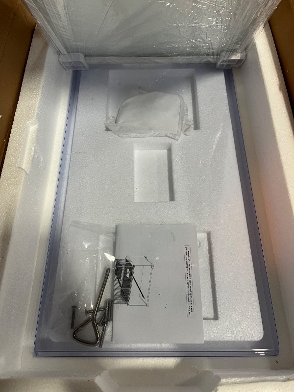 View 3 of OIIBO Large Hamster Cage Habitat,3 Tiers Glass Hamster Tank with Heightened Wire Topper with Two Shelf&Two Ladders Ramps, Openable Top, Removeable Waterproof PVC Tray Rat Cage for Syrian,Gerbils,Mouse
