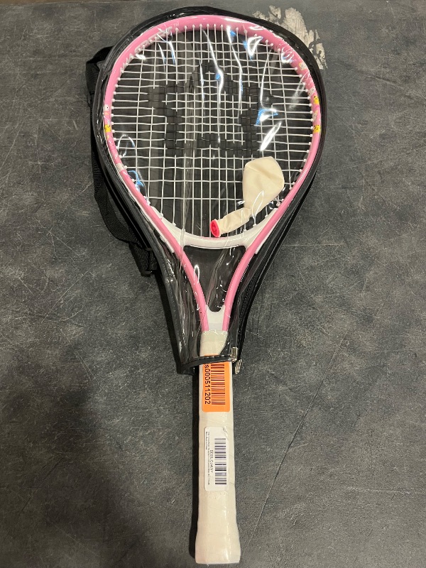 Photo 1 of AMA SPORT Kids Tennis Racket for Junior Toddlers Starter Kit 17-25" Tennis Racquet for Girls and Boys with 420D Nylon Shoulder Strap Bag