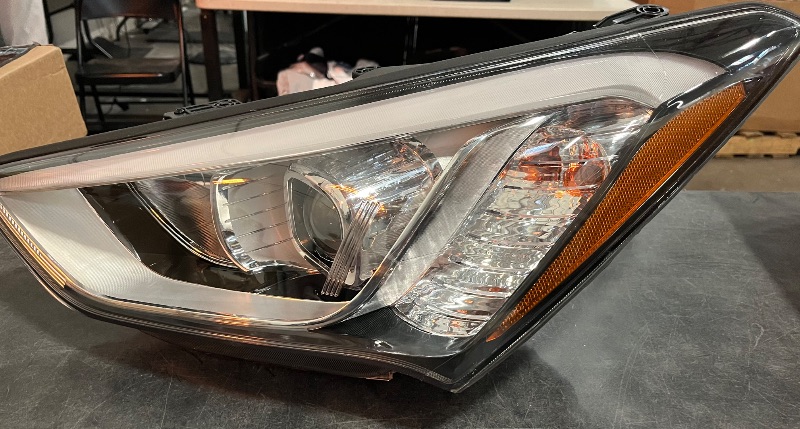 Photo 1 of Halogen Headlight Assembly Fit for Hyundai Santa Fe 2013 2014 2015 2016, Not Fits Sport Models, Driver Side (Left)
