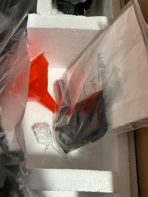 Photo 1 of HANGKAI Outboard Motor, 3.6 HP 2-Stroke 55CC Heavy Duty Fishing Boat Engine, Water Cooling & CDI Manual Start Boat Engine for Fishing Aquaculture Outdoor Adventure Boat