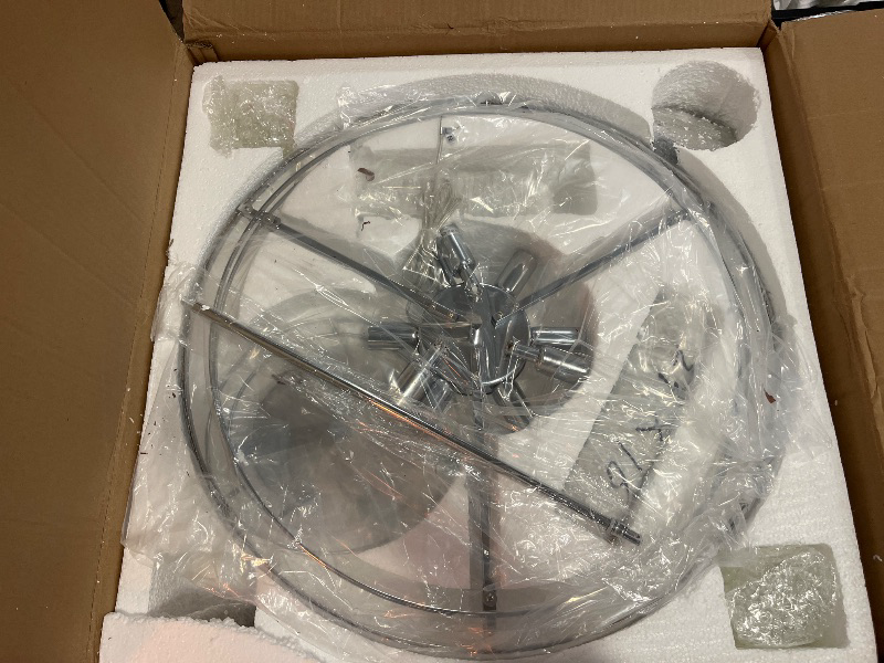 Photo 1 of Luxury Crystal Chandelier, French Empire Crystal Ceiling Chandelier LED Hanging Lighting Home Decor Lamp for Living Room Bedroom Foyer Gold/Silver