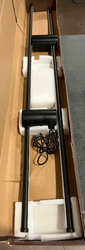 Photo 1 of NIORSUN 24 Inch Battery Operated Wall Sconce Set of 2,Black Minimalist Rechargeable LED Wall Lights with Remote, 10 Colors Dimmable Wireless Wall Lamp for Living Room Bedroom Hallway
