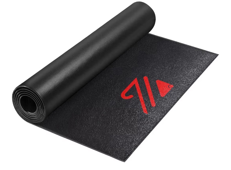 Photo 1 of BUCKLOS Treadmill Mat Compatable with Peloton Bike and Spin Stationary Bike and Recumbent Bike - Upgrade Thickness 6mm Non-Slip, for Bike Trainer Protect Hardwood Floor Concrete Carpet Exercise Equipment