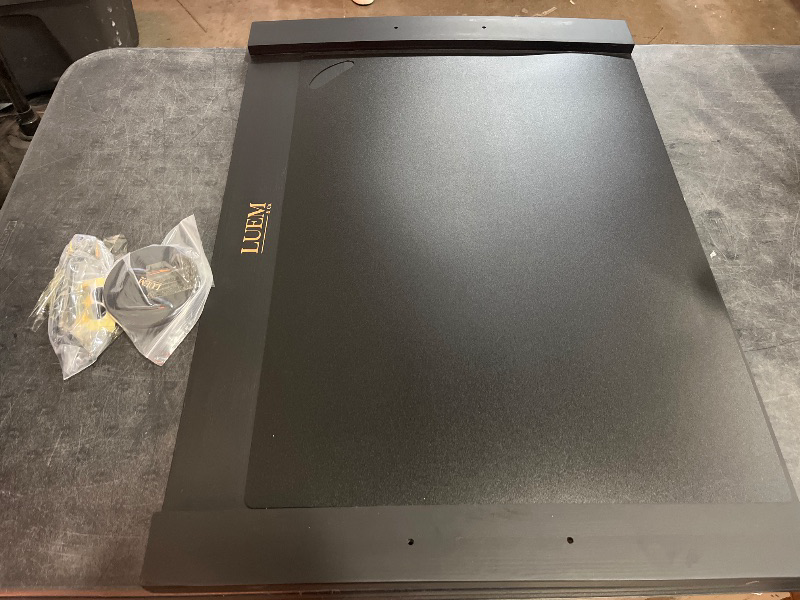 Photo 1 of Luem Modern Black Noodle Board Gas Stove Cover with Handles – Stove Top Cover for Gas/Electric Stoves | Wood Stove Top Cover | Extra Counter Space | Electric Stove Top Cover