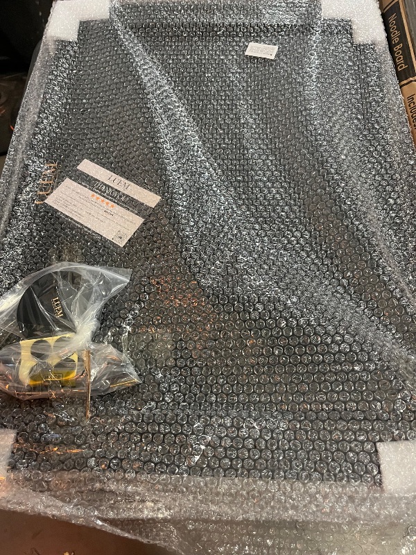 Photo 1 of Luem Modern Black Noodle Board Gas Stove Cover with Handles – Stove Top Cover for Gas/Electric Stoves | Wood Stove Top Cover | Extra Counter Space | Electric Stove Top Cover