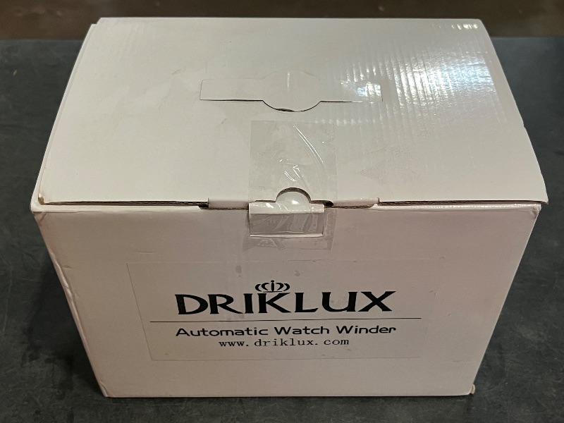 Photo 1 of Double Watch Winder for Rolex and Other Luxury Watches - Automatic Winder with Quiet Motor, Premium Black Ostrich Leather Exterior and Soft Flexible Watch Pillows of Camel Velvet