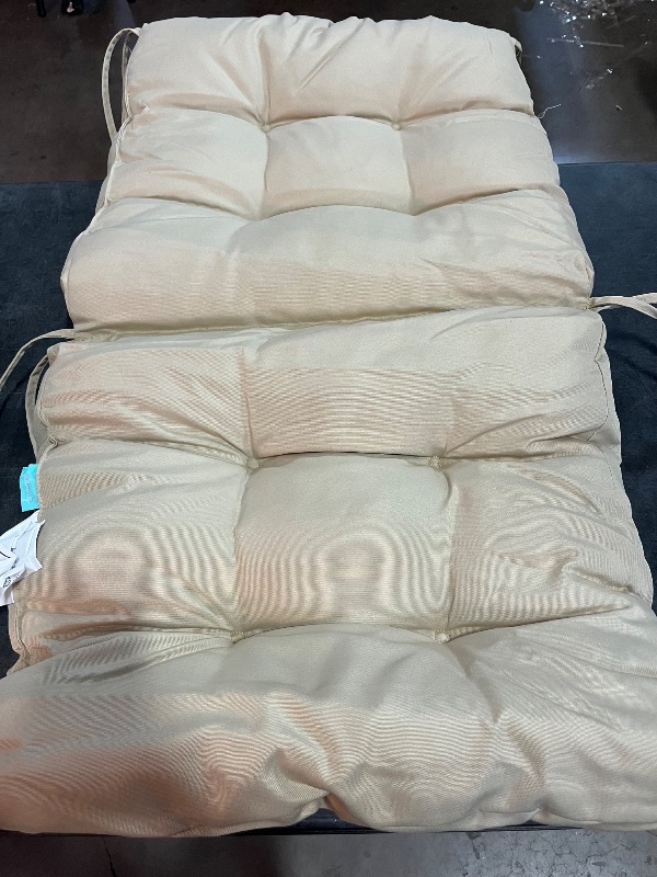 Photo 1 of QILLOWAY Indoor/Outdoor High Back Chair Cushion,Spring/Summer Seasonal