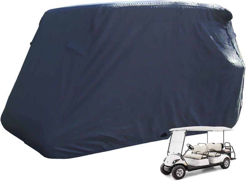 Photo 1 of Moveland Golf Cart Storage Cover Compatible with E Z GO, Club Car, Yamaha - Dustproof & Durable, 138"Lx48"Wx65"H