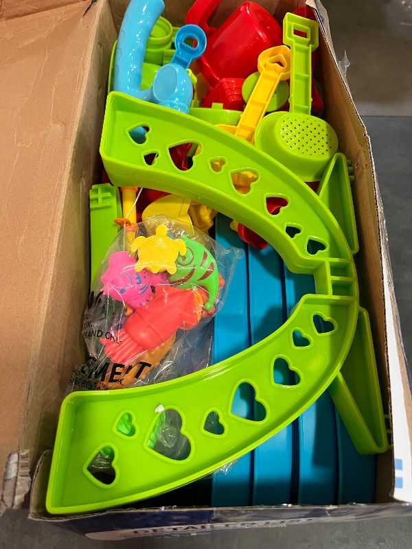 Photo 1 of Lucky Doug Kids Sand Water Table Toys, 3 in 1 Sensory Activity Play Table for Toddlers Age 2-5