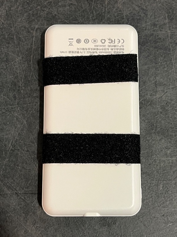 Photo 1 of [2 Pack] Portable Charger Power Bank 10000mAh,Ultra Slim Compact External Battery Pack with USB C Input & Output Backup Charger Compatible with iPhone 16/15/14/13, Galaxy S24,Android etc-Blue+White
