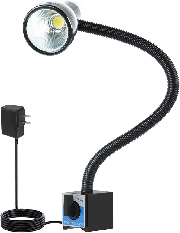 Photo 1 of LED Work lights, IP65 magnetic work light, 1200 lumen work lights for mechanics, magnetic base for milling machines, machine lights for workbenches and basements