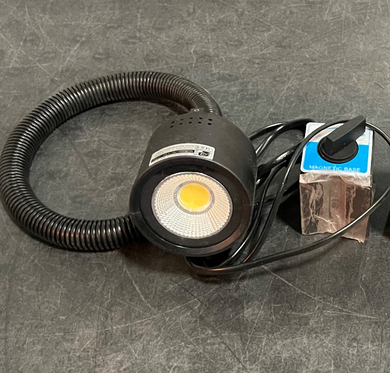 Photo 1 of LED Work lights, IP65 magnetic work light, 1200 lumen work lights for mechanics, magnetic base for milling machines, machine lights for workbenches and basements