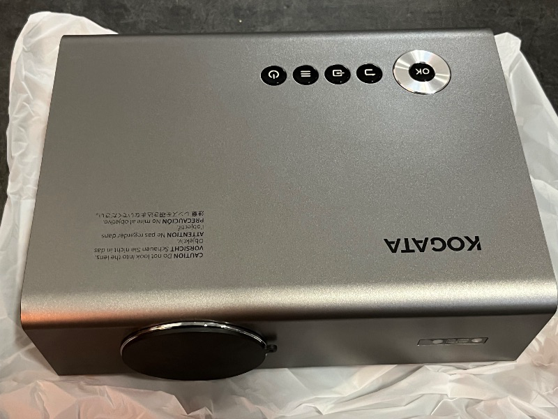 Photo 1 of 4K Projector with Built-in Apps, 1200ANSI Auto Focus&6D Keystone Dolby Audio Kogata Smart Projector with WiFi 6 Bluetooth Outdoor Movie Proyector for Home Theater HDR10+ UPGRADE