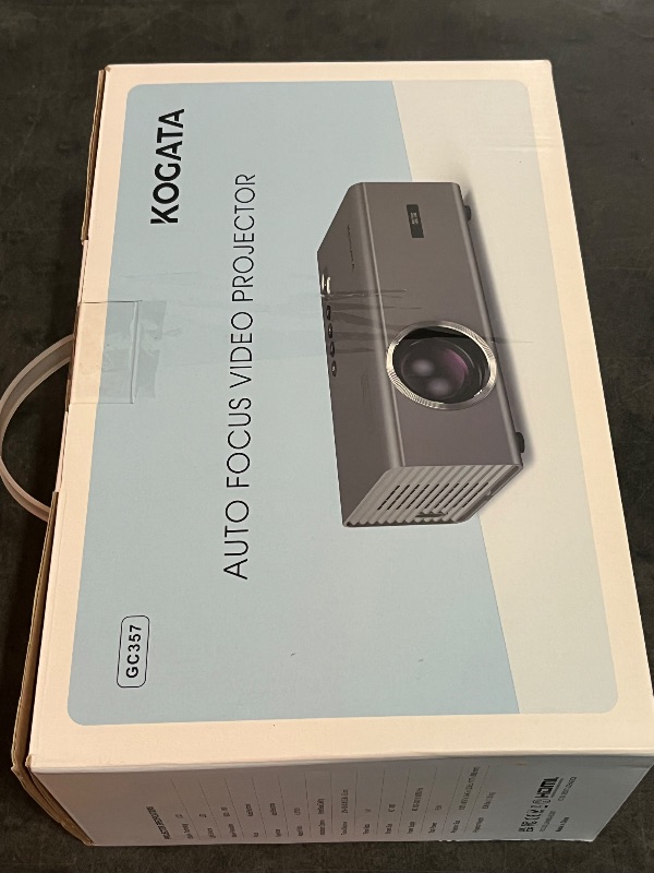 Photo 1 of 4K Projector with Built-in Apps, 1200ANSI Auto Focus&6D Keystone Dolby Audio Kogata Smart Projector with WiFi 6 Bluetooth Outdoor Movie Proyector for Home Theater HDR10+ UPGRADE