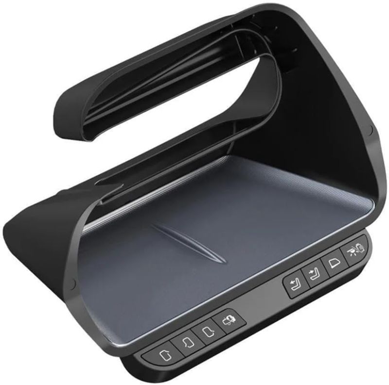 Photo 1 of Centre Display Shelf Smart Button Storage Box Compatible for Tesla 2024 Model 3/Y Highland Dashboard Organizer Tissue Holder Glovebox(B Model 3 2024)