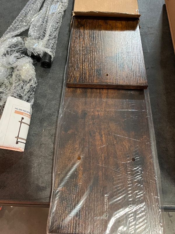 Photo 1 of
Helsin 24inch Industrial Pipe Shelving Bathroom Shelves Wall Mounted with Towel bar, 2 Tier Rustic Wood Floating Shelf, Metal Towel Rack Wall Shelf for Home & Bathroom (Brown, 24inch)