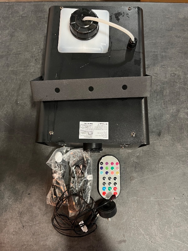 Photo 1 of 1500w Rgb  Machine with Remote Control and 6 Color Fog Effect Compatible with Stage Production(AU Plug)