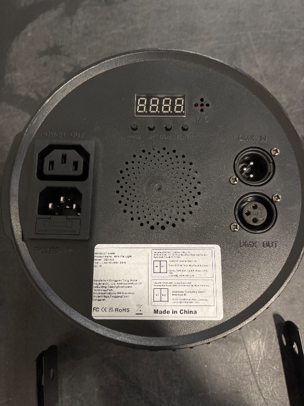 Photo 1 of Mi Ni Par ZQ01424 PAR LIGHT RGBW 4-in-1 LEDs