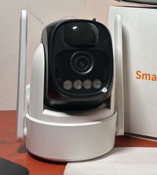 Photo 1 of OKAM Dual Lens 3MP PIR Motion Human Detection Wifi  Camera 360 PTZ Outdoor Wireless Alarm Security  CCTV Camera System Smart Camera With Ai Powered Event Detection