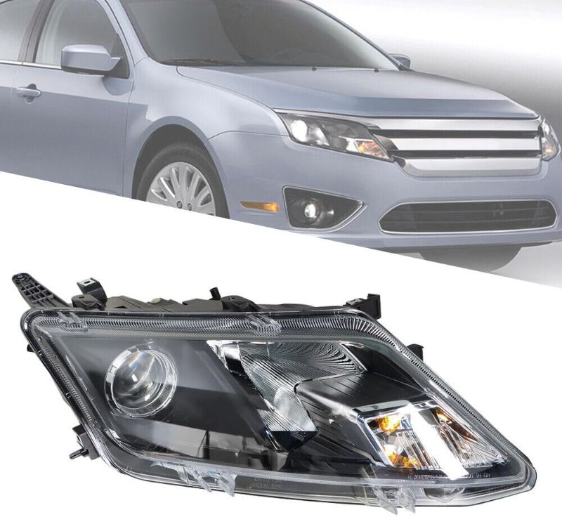Photo 1 of Headlight Assembly w/Bulbs Fits For 2010 2011 2012 Ford Fusion Right Passenger Side Projector Headlamps, OE# 9E5Z13008B, 9E5Z13008A (RH)
