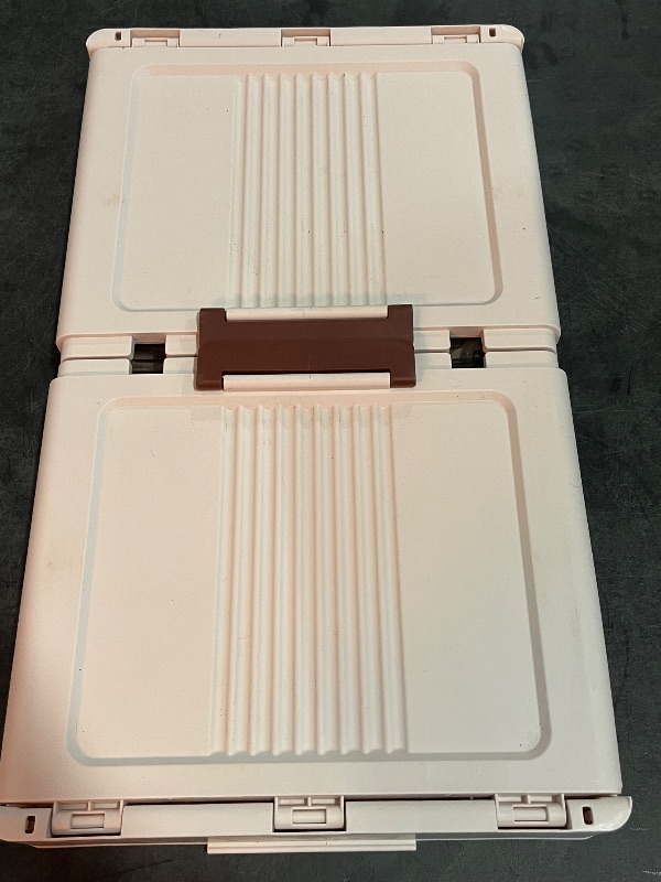 Photo 1 of Foldable Stackable Plastic Storage Cabinet, Made of Plastic, Sturdy and Long Lasting, Suitable for Clothes (4 Layers)