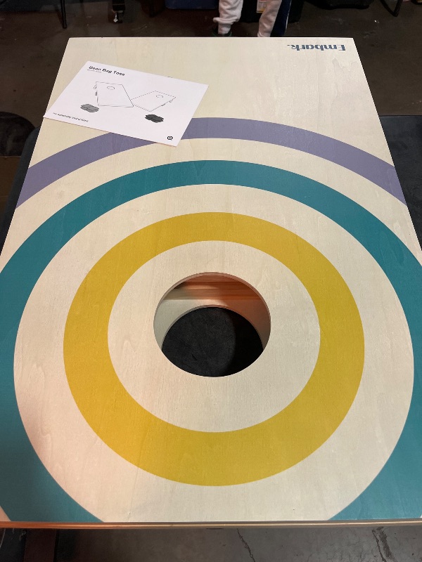 Photo 1 of Bean Bag Toss 2'' x 3'' Wood Cornhole - Embark™
