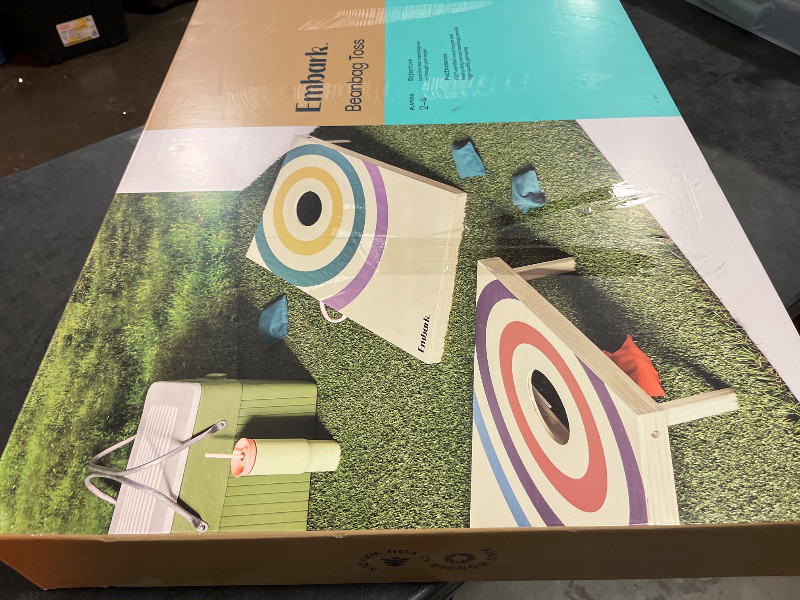 Photo 1 of Bean Bag Toss 2'' x 3'' Wood Cornhole - Embark™
