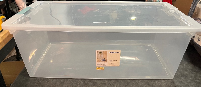 Photo 1 of 60qt Underbed Storage Bin with Latches - Brightroom™
