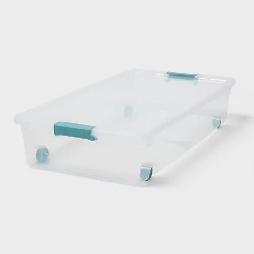 Photo 1 of 60qt Underbed Storage Bin with Latches - Brightroom™
