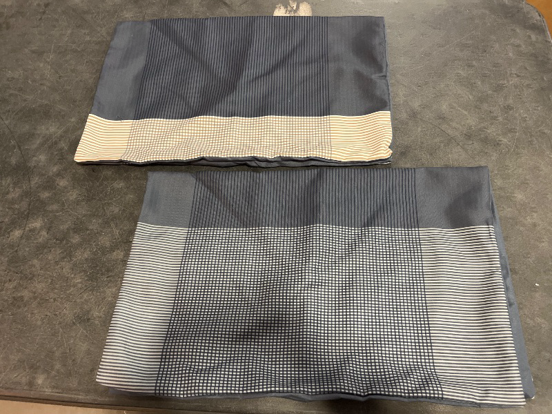 Photo 1 of 5pc Queen Plaid Bedding Set Blue