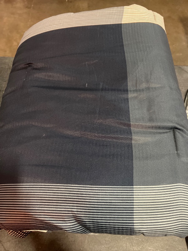 Photo 1 of 5pc Queen Plaid Bedding Set Blue