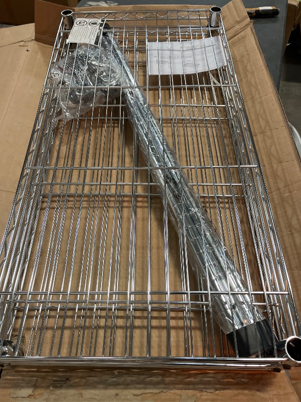 Photo 1 of 3 Tier Wide Wire Shelving - Brightroom™
