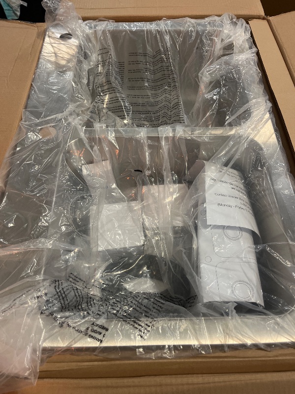 Photo 1 of 33 in. Drop-In 50/50 Double Bowl 20 Gauge Stainless Steel Kitchen Sink