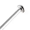 Photo 1 of 72 in. Carbon Steel Permanent Shower Rod in Chrome