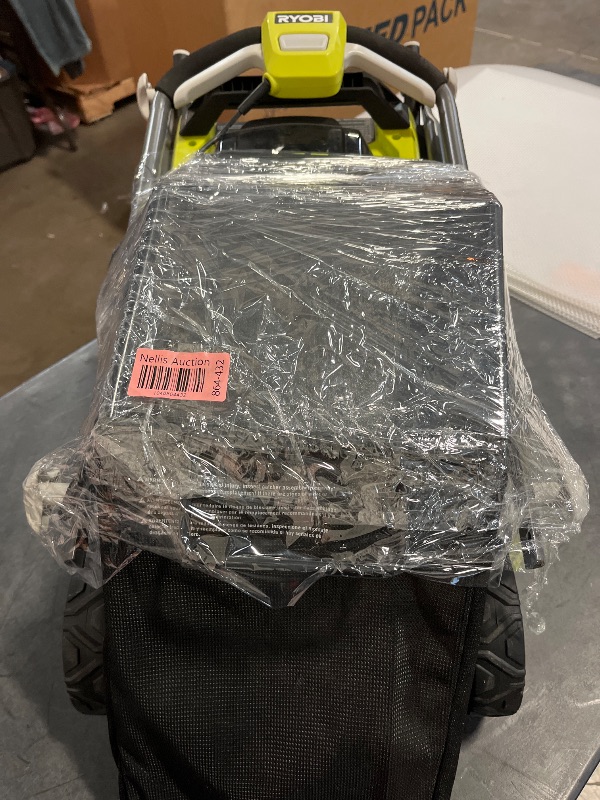 Photo 1 of 18V One+ 13 Inch Cordless Battery Walk Behind Push Lawn Mower Kit with 4.0 Ah Battery and Charger