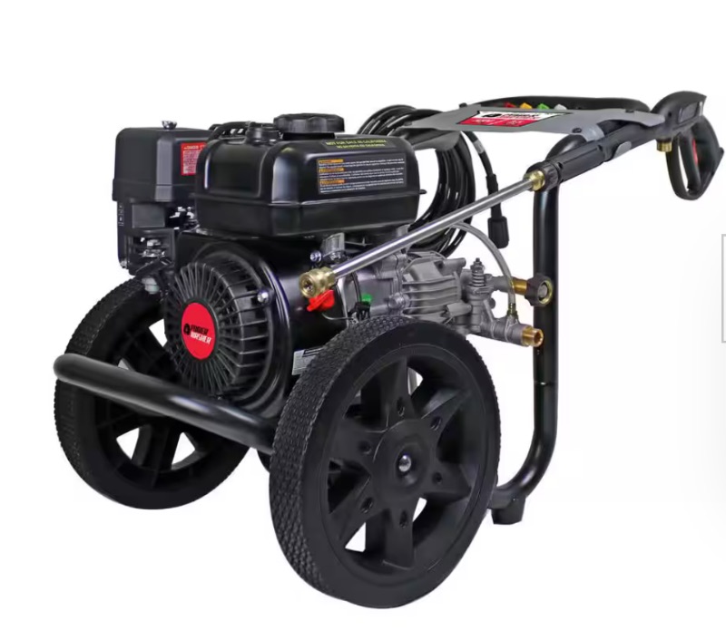 Photo 1 of 3100 PSI 2.4 GPM Cold Water Pressure Washer with 159cc Engine and Soap Tank