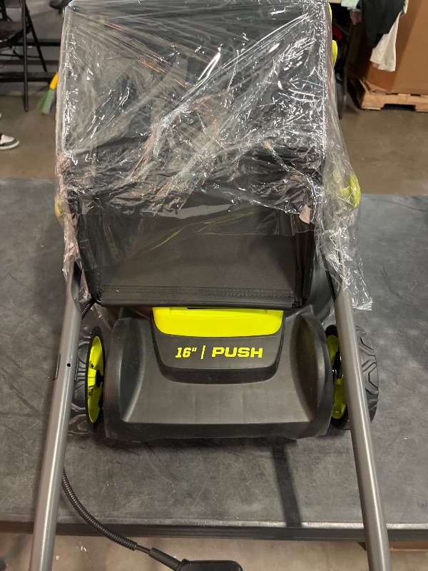 Photo 1 of 18V One+ 13 Inch Cordless Battery Walk Behind Push Lawn Mower Kit with 4.0 Ah Battery and Charger
