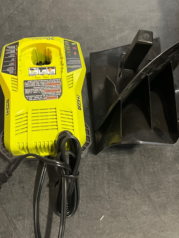 Photo 1 of 18V One+ 13 Inch Cordless Battery Walk Behind Push Lawn Mower Kit with 4.0 Ah Battery and Charger
