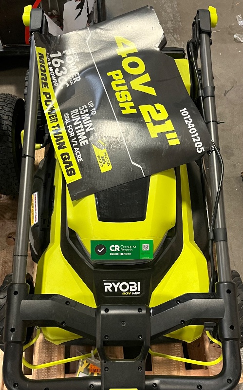 Photo 1 of 40V HP Brushless 21" Corldess Electric Battery Walk Behind Self Propelled Lawn Mower 