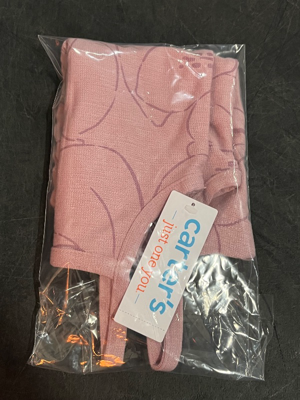 Photo 1 of (3M) Carter's Just One You® Baby Girls' Floral Textured Romper - Purple 3M