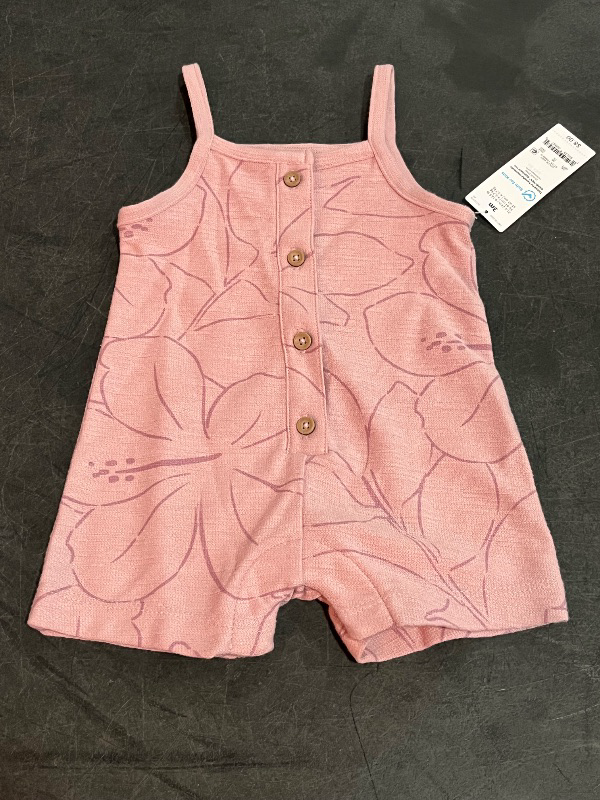 Photo 1 of (3M) Carter's Just One You® Baby Girls' Floral Textured Romper - Purple 3M