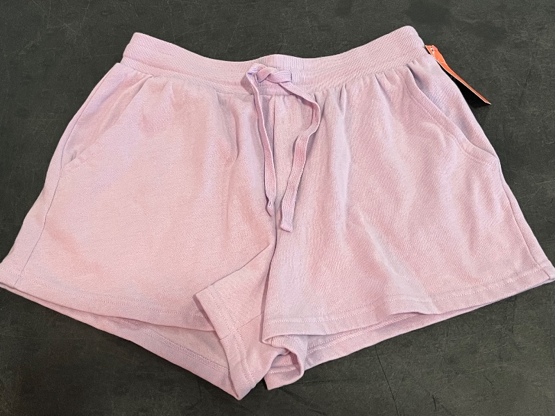 Photo 1 of (M) Women's Fleece Lounge Shorts - Colsie Purple M